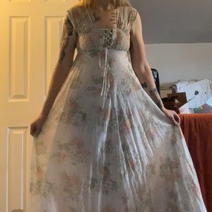 Vintage floral dress